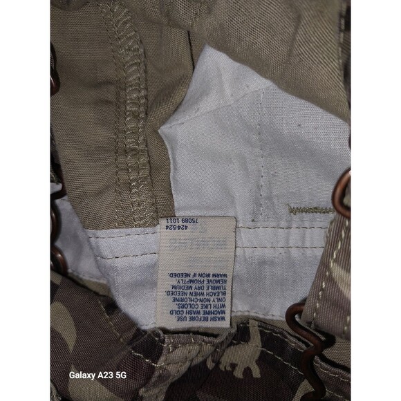 OshKosh B'Gosh Overalls size 24 months Camo Bib Shorts Dinosaur Baby Camouflage - Picture 6 of 6